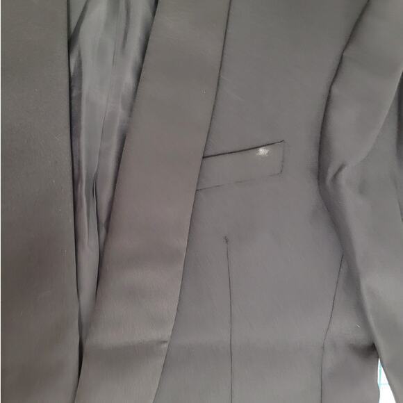 Vito Rufolo Vintage Black Satin Collar and‎ Button Tuxedo Blazer Jacket s44 - Picture 11 of 15